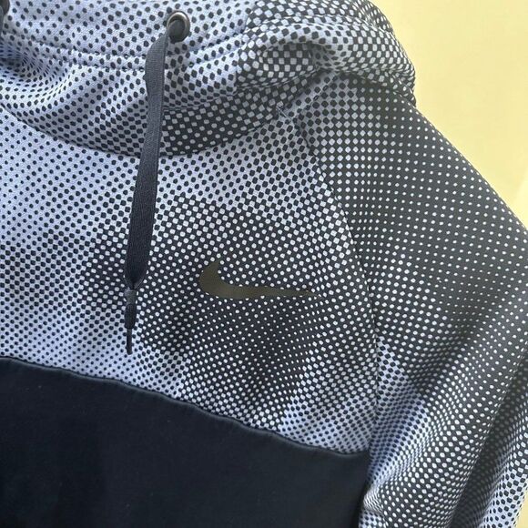 Nike Women's Two-Tone Blue Cowl Neck Sweater - Picture 2 of 6